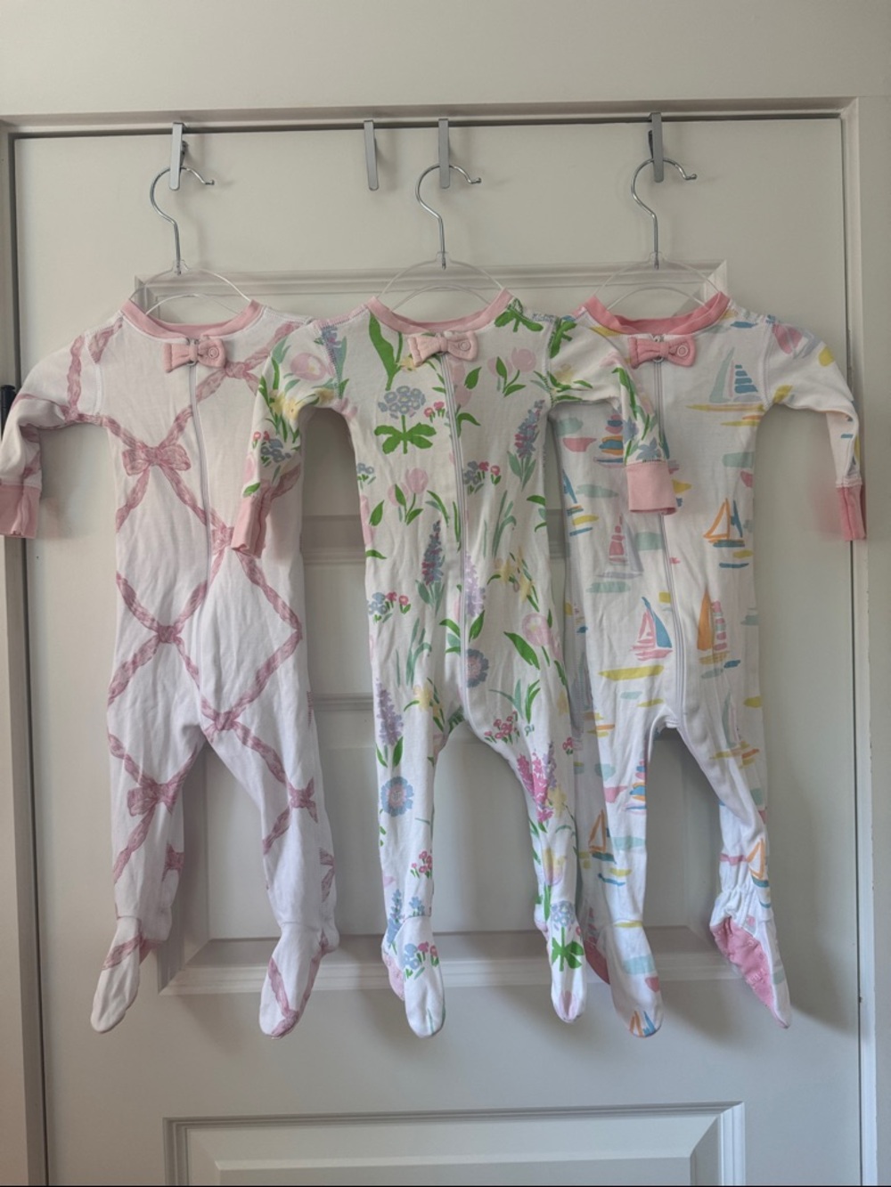 Beaufort Bonnet Company BBC 3-6 months pajamas, set of three